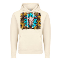 Vintage Artic leopard sunflowers and gemstone skull Vintage Hoodie - RanaPortraitStore
