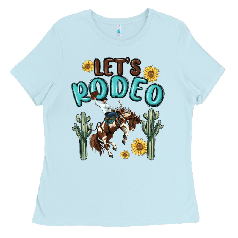 Let's Rodeo Ladies Tee by MaliasSmallBusiness | Teevron