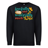 Black Fearfully And Wonderfully Made Premium Sweatshirt - BundleAndBundleShop