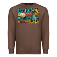 Chestnut Fearfully And Wonderfully Made Premium Sweatshirt - BundleAndBundleShop