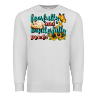 Dove Grey Fearfully And Wonderfully Made Premium Sweatshirt - BundleAndBundleShop