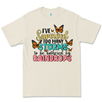Bone i have survived too many storms to be bothered by raindrops malia Premium Tee - MaliasSmallBusiness
