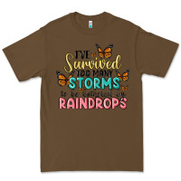 Cacao i have survived too many storms to be bothered by raindrops malia Premium Tee - MaliasSmallBusiness