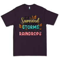 Plum i have survived too many storms to be bothered by raindrops malia Premium Tee - MaliasSmallBusiness