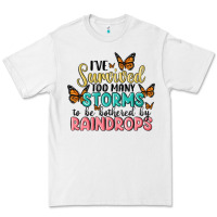 White i have survived too many storms to be bothered by raindrops malia Premium Tee - MaliasSmallBusiness