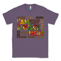 Lavender i am a black mom Classic Tee - LillyAllenDesigns