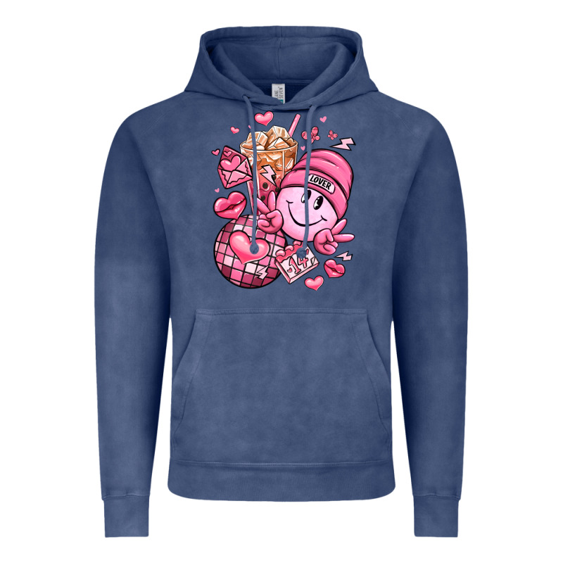 Retro Valentines Day Vintage Hoodie by LillyAllenDesigns | Teevron