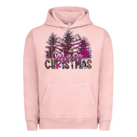 Pigment Salmon Merry Christmas Urban Hoodie - SublimationCraftShop