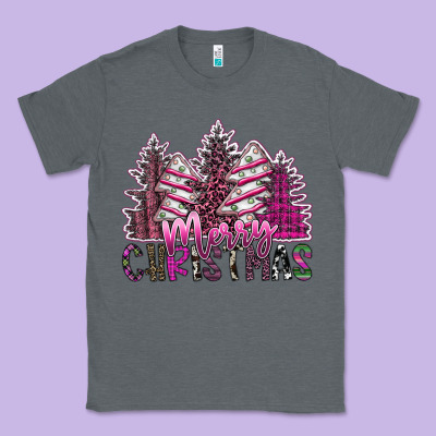 Merry Christmas Classic Tee Designed By Sublimationcraftshop