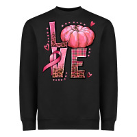 Black love cancer pumpkin Heavyweight Sweatshirt - texasbilliewilder