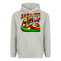 Moon Dust sneaker girl Heavyweight Hoodie - FaDigitalArtStudio