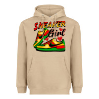 Mushroom sneaker girl Heavyweight Hoodie - FaDigitalArtStudio