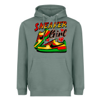 Sage sneaker girl Heavyweight Hoodie - FaDigitalArtStudio
