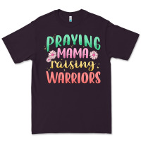 Plum prying mama raising warriors malia Premium Tee - MaliasSmallBusiness