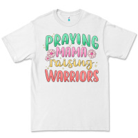 White prying mama raising warriors malia Premium Tee - MaliasSmallBusiness