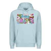 Blue Mist Happy Easter Nurse Premium Hoodie - OliviaCreatesArt