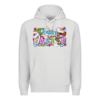 Dove Grey Happy Easter Nurse Premium Hoodie - OliviaCreatesArt