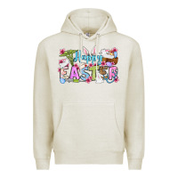 Oatmeal Heather Happy Easter Nurse Premium Hoodie - OliviaCreatesArt