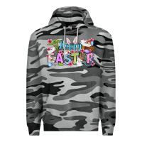 Slate Camo Happy Easter Nurse Premium Hoodie - OliviaCreatesArt