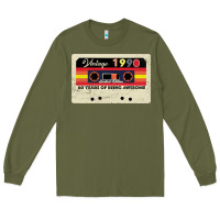 Army Green vintage 1990 60th birthday cassette 30 years old 60 years Long Sleeve Tee - Bettercallsaul