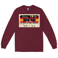 Vintage 1990 60th Birthday Cassette 30 Years Old 60 Years Long Sleeve Tee | Teevron