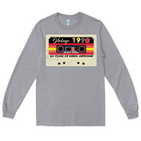 Heather Grey vintage 1990 60th birthday cassette 30 years old 60 years Long Sleeve Tee - Bettercallsaul