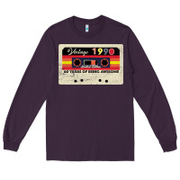 Plum vintage 1990 60th birthday cassette 30 years old 60 years Long Sleeve Tee - Bettercallsaul