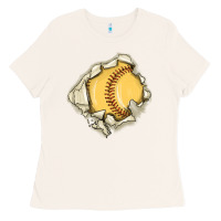 Bone softball Ladies Tee - MaliasSmallBusiness