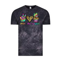 Cloud Black peace love summer Vintage Tee - JahusDesignShop