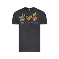 Vintage Black peace love summer Vintage Tee - JahusDesignShop