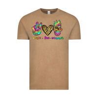 Vintage Coffee peace love summer Vintage Tee - JahusDesignShop