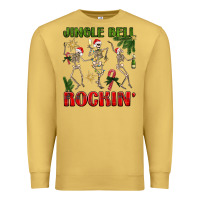 Antique Gold Jingle Bell Rockin' Premium Sweatshirt - BundleAndBundleShop