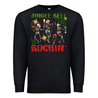 Black Jingle Bell Rockin' Premium Sweatshirt - BundleAndBundleShop