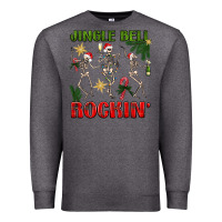 Charcoal Heather Jingle Bell Rockin' Premium Sweatshirt - BundleAndBundleShop