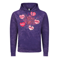 You Are Enough Valentines Day Vintage Hoodie | Teevron