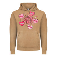 Vintage Camel you are enough valentines day Vintage Hoodie - LillyAllenDesigns
