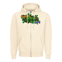 Sandshell Happy St. Patrick's Day Zipper Hoodie - HowdyJamesFarm