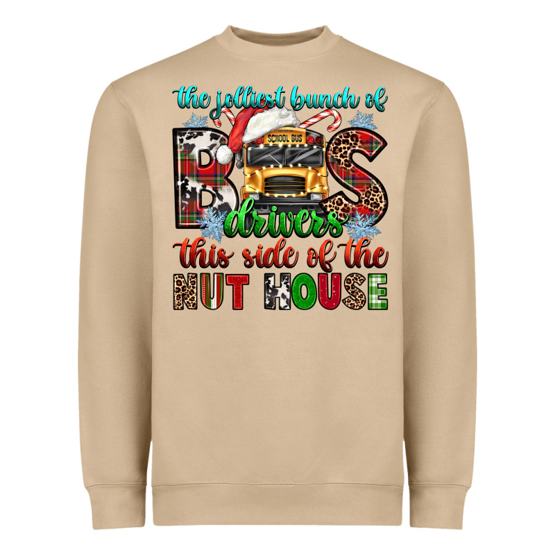 The Jolliest Bunch Of Drivers This Side Of The Nut Heavyweight Sweatshirt by texasbilliewilder | Teevron