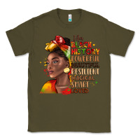 Army Green i am black history Classic Tee - LillyAllenDesigns