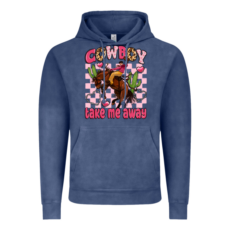 Cowboy Take Me Away Vintage Hoodie by LillyAllenDesigns | Teevron