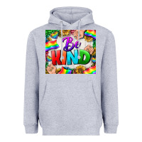 Heather Grey Western Be Kind LGBTQ Tumbler Heavyweight Hoodie - BundleAndBundleShop