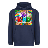 Navy Western Be Kind LGBTQ Tumbler Heavyweight Hoodie - BundleAndBundleShop