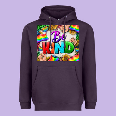 Western Be Kind Lgbtq Tumbler Heavyweight Hoodie Designed By Bundleandbundleshop