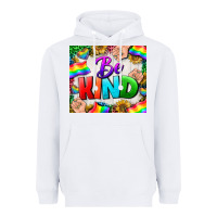White Western Be Kind LGBTQ Tumbler Heavyweight Hoodie - BundleAndBundleShop
