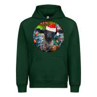 Forest Green christmas suffolk baby sheep ornament Urban Hoodie - LillyAllenDesigns