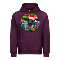 Mauve Wine christmas suffolk baby sheep ornament Urban Hoodie - LillyAllenDesigns