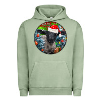 Pigment Oil Green christmas suffolk baby sheep ornament Urban Hoodie - LillyAllenDesigns