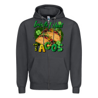 Smoke Irish i had tacos Zipper Hoodie - CowGirlArtShop
