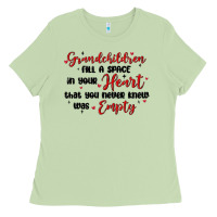 Matcha grandchildren fill a space in your heart Ladies Tee - MaliasSmallBusiness