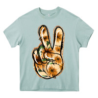 Arona Floral Gold Peace Sign Heavy Core Tee - Jasminsmagicworld